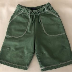 Mini Boden Knit Green Shorts Size 3-4 VGUC